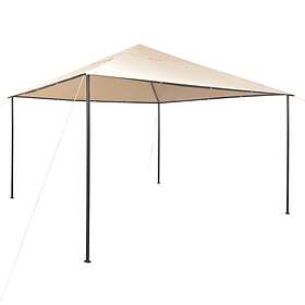 vidaXL Paviljong 4x4 m stål beige 43171