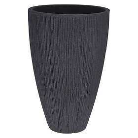 vidaXL ProGarden Blomkruka ribbad Lava 60 cm antracit 443194