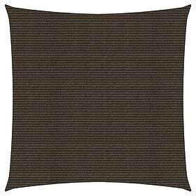 vidaXL Solsegel 160g/m² brun 2x2 m HDPE 311767