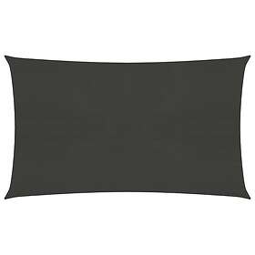 vidaXL Solsegel 160g/m² antracit 2,5x5 m HDPE 311071