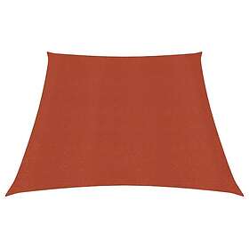 vidaXL Solsegel 160g/m² terrakotta 3/4x2 m HDPE 311378