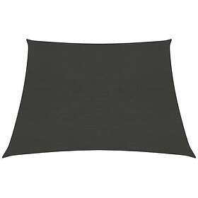 vidaXL Solsegel 160g/m² antracit 3/4x3 m HDPE 311104