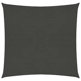 vidaXL Solsegel 160g/m² antracit 5x5 m HDPE 311058