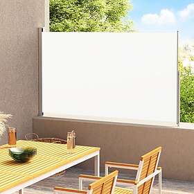 vidaXL Infällbar sidomarkis 220x300 cm gräddvit 313424