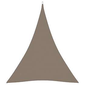 vidaXL Solsegel oxfordtyg trekantigt 3x4x4 m taupe 135449