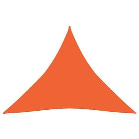 vidaXL Solsegel 160g/m² orange 4x4x4 m HDPE 311698