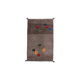 Handknuten Gabbeh Shiraz Ull Grå 105x167cm 750534