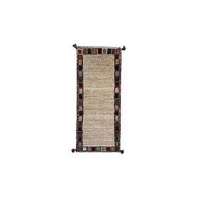 Handknuten Gabbeh Shiraz Ull Grey/Creme 58x140cm 750543