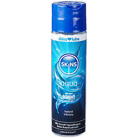 Skins Aqua Vattenbaserat Glidmedel 250ml Klar