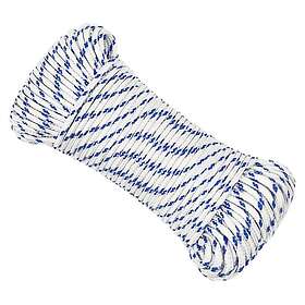 vidaXL Båtlina vit 5 mm 50 m polypropylen 152280
