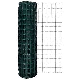 vidaXL Eurofence stål 25 x 1.5 m grön 140581