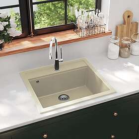 vidaXL Diskho granit enkel beige 144862