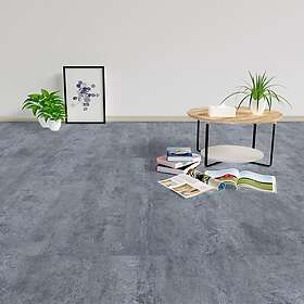 vidaXL Självhäftande golvplankor 20 st PVC 1,86 m² Harmaa marmor 330160