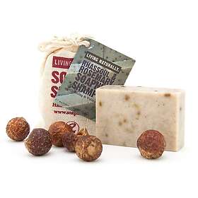 Living Naturally Rhassoul & Rosemary Soapnut Shampoo Bar 90g