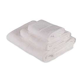 HOBBY Håndkle Set om 3 Vit 317HBY1556