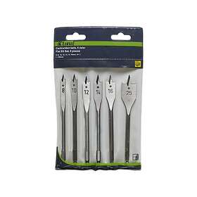 Luna Flatborrsats 8-25mm 6-delar Proffs