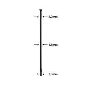 Inox Sapim Race Spoke Svart 264 mm