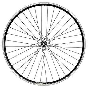 Atlas Rapida 28´´ V-brake Rear Free Wheel Silver One Size / One Size