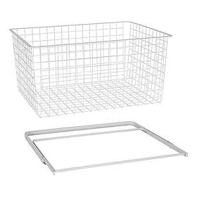 Elfa Trådback+Ram 580X427X285Mm Vit, Från 478 kr