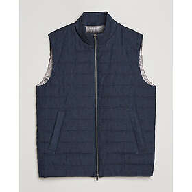 Herno Padded Linen Vest (Herre)