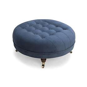 Chesterfield Deluxe Fotpall Rund 80cm