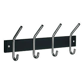 Beslagsboden Kroklist 4 Hattkrokar Svart
