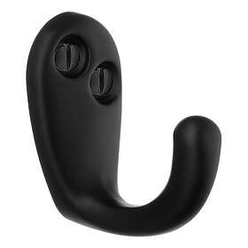 Beslagsboden Veggkrok 38mm Svart