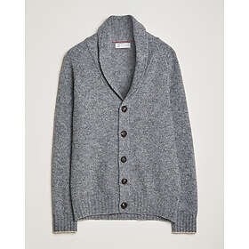 Brunello Cucinelli Fluffy Shawl Collar Cardigan (Herre)