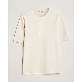 Merz b. Schwanen Short Sleeve Organic Cotton Henley (Herre)