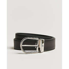 Montblanc Horseshoe Buckle Grey 35 mm Leather Belt