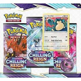 Pokémon TCG Sword & Shield Chilling Reign: 3-pack Snorlax