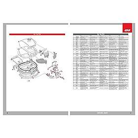 Clé Brute Givi Z661A - Top Case Scooter