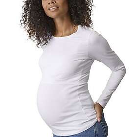 Boob Classic Long Sleeve Nursing Top Vit ekologisk bomull Medium Dam