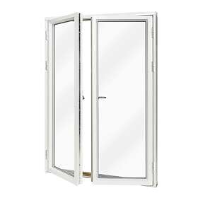 Villa Classic Fönsterdörr helglasad (par) Eco 0,9 (Bredd: 19 Höjd: 20 Hängning: Vänster)