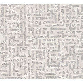 A.S. Creation Tapet My Home Spa Graphic White Grey 38695-1