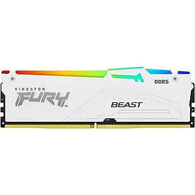 Kingston Fury Beast White RGB DDR5 6000MHz 32GB (KF560C36BWEA-32)