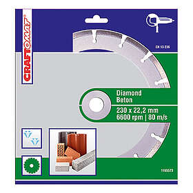 Craftomat Diamantskiva Betong 230X2,4X22,23Mm
