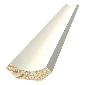Moelven Hålkäl Furu Vitmålad 15X33X3300Mm