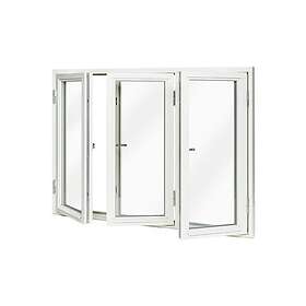 Villa Classic Sidohängt 3-luft fönster Eco 0,9 (Bredd: 24 Höjd: 16)