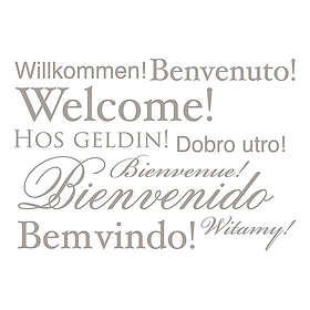 Komar Väggklistermärke Welcome 50X70 Cm