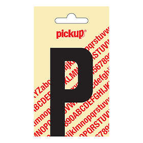 PICKUP Bokstav P Pickup Svart 90Mm Självhäftande, Från 20 kr