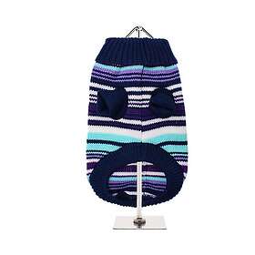 Stickad Hundtröja Purple Striped / 40 cm