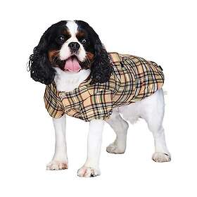 Brown Tartan Hundjacka 40 cm