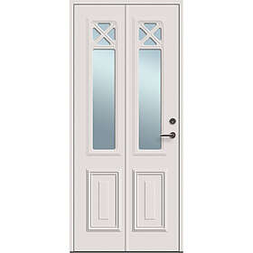 Solid Elements Ytterdörr Classic Hälsingland 9X20 Vänster M1 Vit