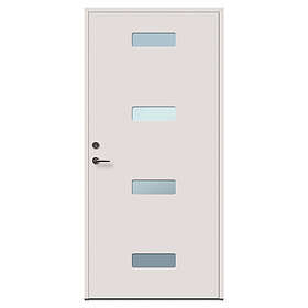 Solid Elements Ytterdörr Funkis 10X21 Höger M6 Vit