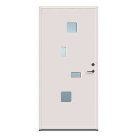 Solid Elements Ytterdörr Funkis 10X21 Vänster M15 Vit