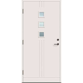 Solid Elements Ytterdörr Visby 10X21 Vänster Vit