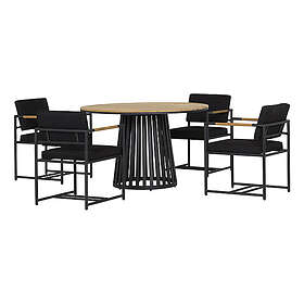 Sensum Matgrupp Sandefjord Bord Teak 4 Stolar Arendal