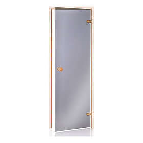 Scan Bastudörr 7X19 Grå/Asp