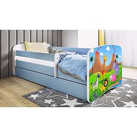 Kocot Kids Barnsäng Babydreams Blå Safari 180x80cm
